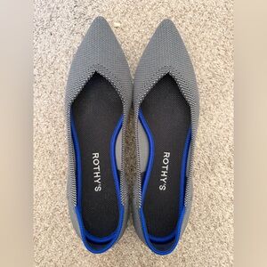 Rothy’s The Point in Cloud Grey Birdseye